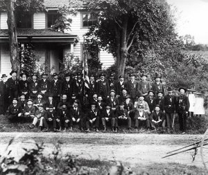 Veterani della Guerra Civile GAR, c.1890 da American Photographer